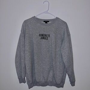 Concrete Jungle Heather Grey sweatshirt